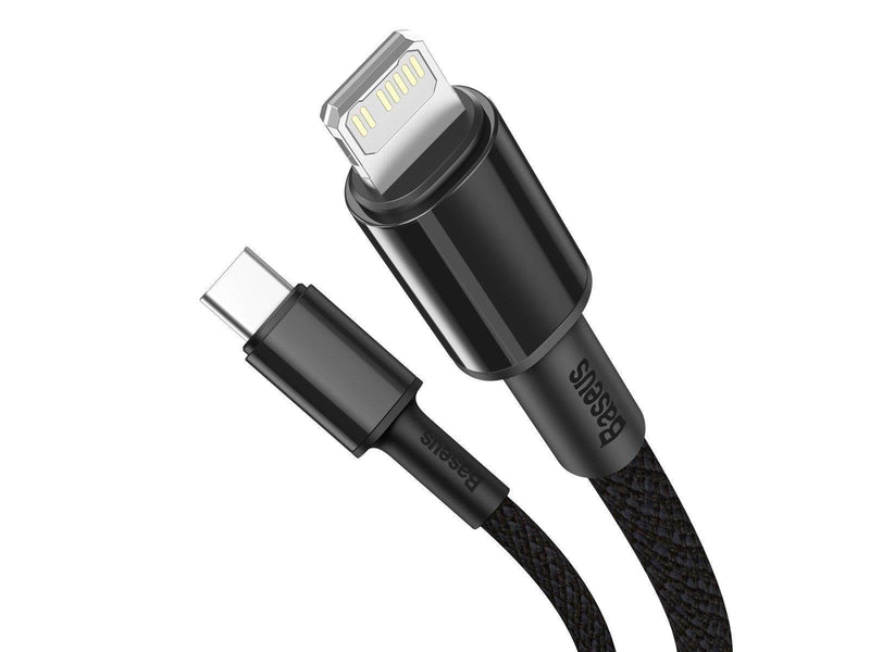 Baseus High Density Braided Cable Type-C to Lightning PD 20W 1m (Black)