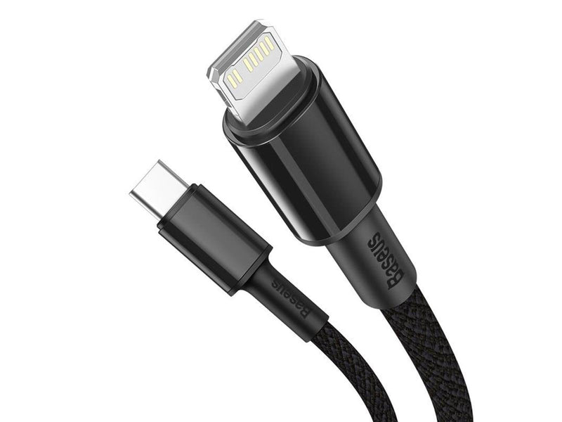 Baseus High Density Braided Cable Type-C to Lightning PD 20W 2m (Black)