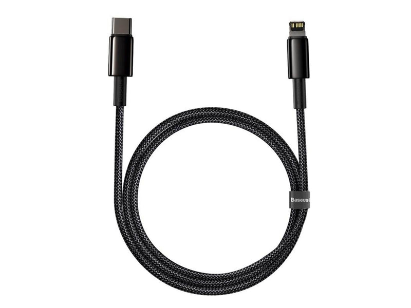 Baseus Tungsten Gold Cable Type-C to iP PD 20W 1m (black)