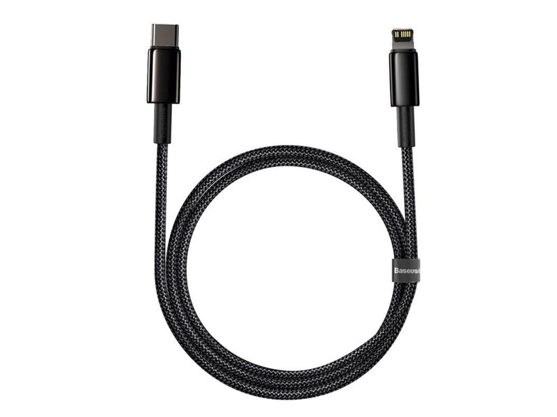 Baseus Tungsten Gold Cable Type-C to iP PD 20W 1m (black)