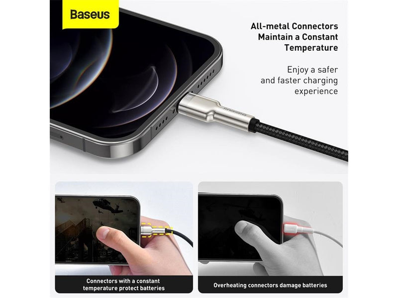 Baseus USB cable for Lightning  Cafule 2.4A 2m (black)