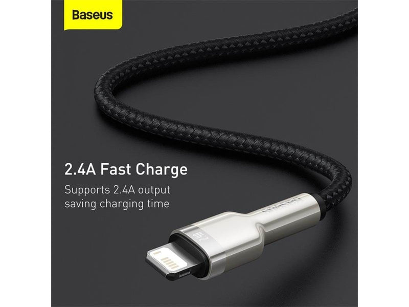 Baseus USB cable for Lightning  Cafule 2.4A 2m (black)