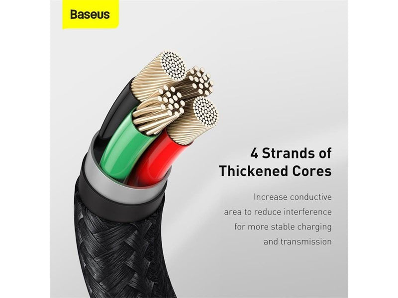 Baseus USB cable for Lightning  Cafule 2.4A 2m (black)