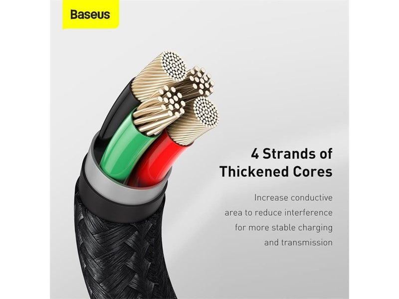 Baseus USB cable for Lightning  Cafule 2.4A 2m (black)