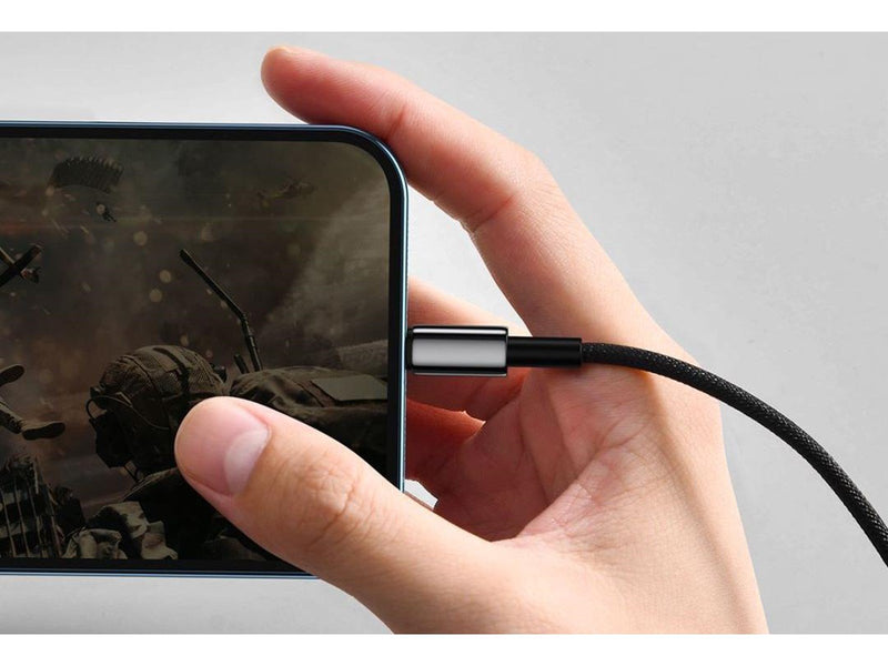 Baseus Tungsten Gold Cable USB to iP 2.4A 1m (black)