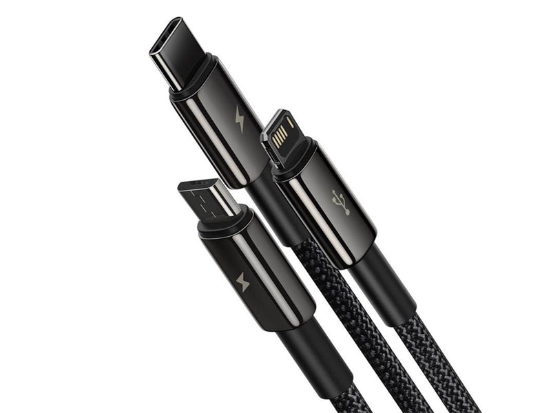 Baseus Tungsten Gold 3-in-1 USB cable