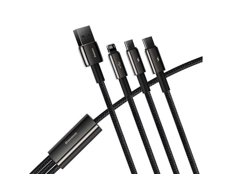 Baseus Tungsten Gold 3-in-1 USB cable