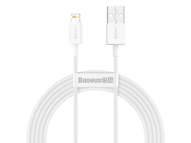 Baseus Superior Series Cable USB to Lightning 2.4A 0.25m (white)