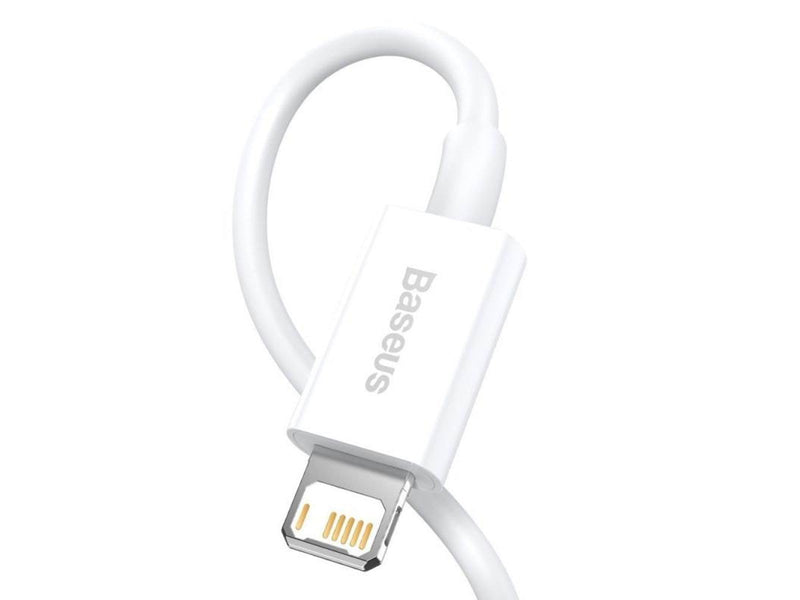Baseus Superior Series Cable USB to Lightning 2.4A 0.25m (white)