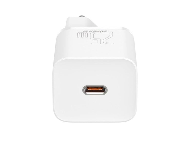 Baseus Super Si Quick Charger 1C 25W with USB-C cable for USB-C 1m (white)