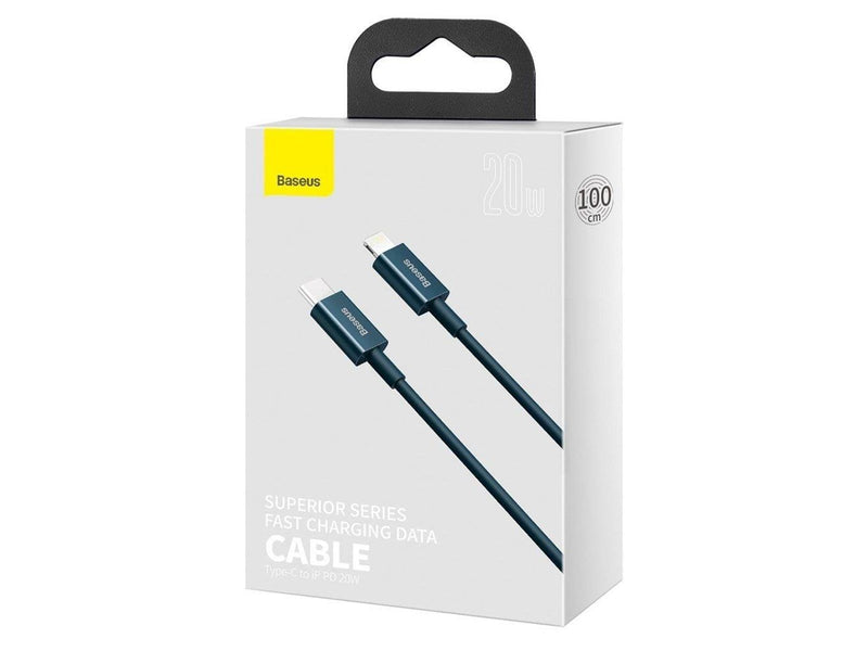 Baseus Superior Series Cable USB-C to iP 20W PD 1m (blue)