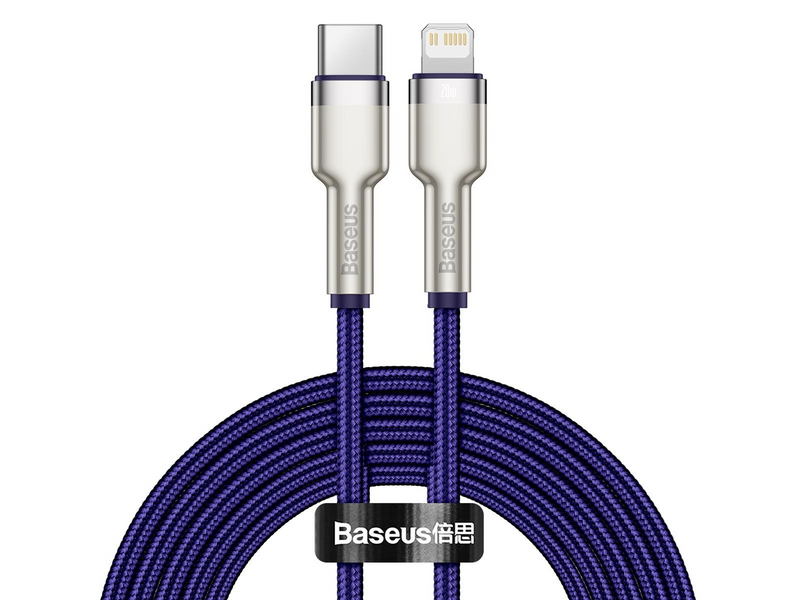 Baseus Cafule Series USB-C cable for Lightning 20W 2m (purple)