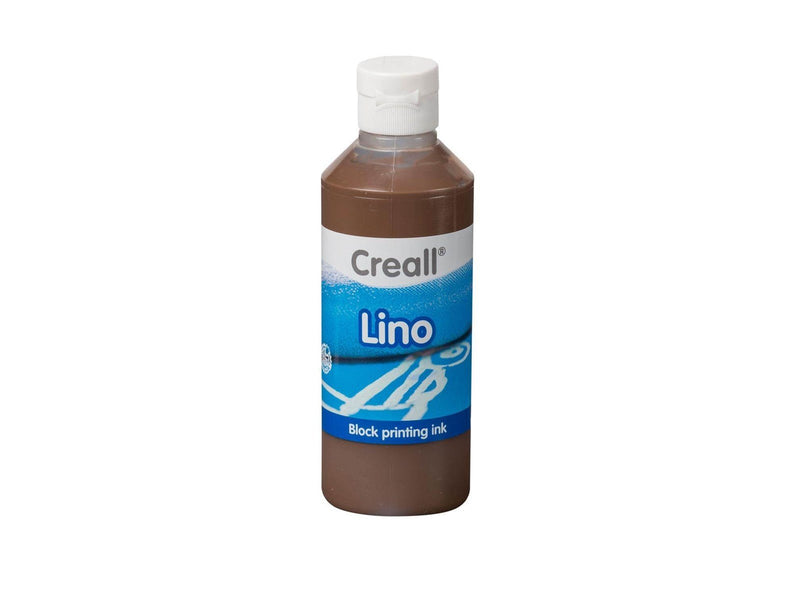 Creall Lino Blockprint Paint Brown 250ml
