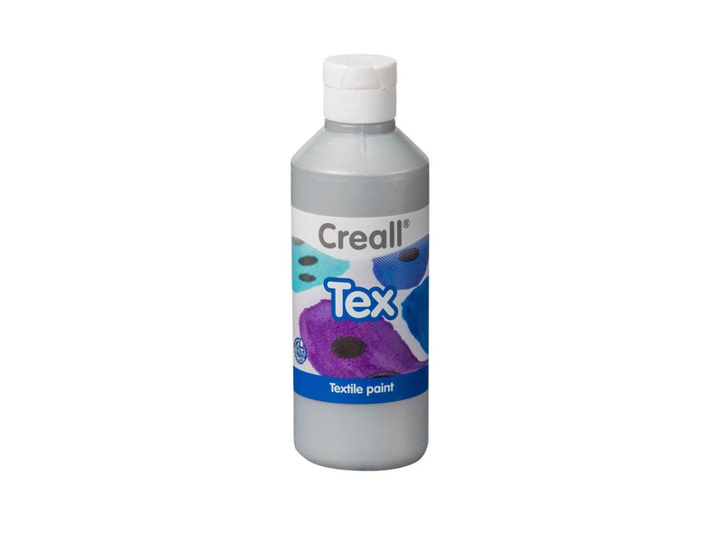 Creall Fabric Paint Silver 250ml