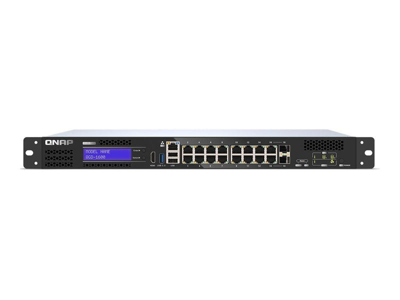 QNAP QGD-1600 - switch - 16 ports - smart - rack-mountable