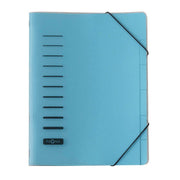 PAGNA Gliederungsordner 6 Fächer mit Register - blau