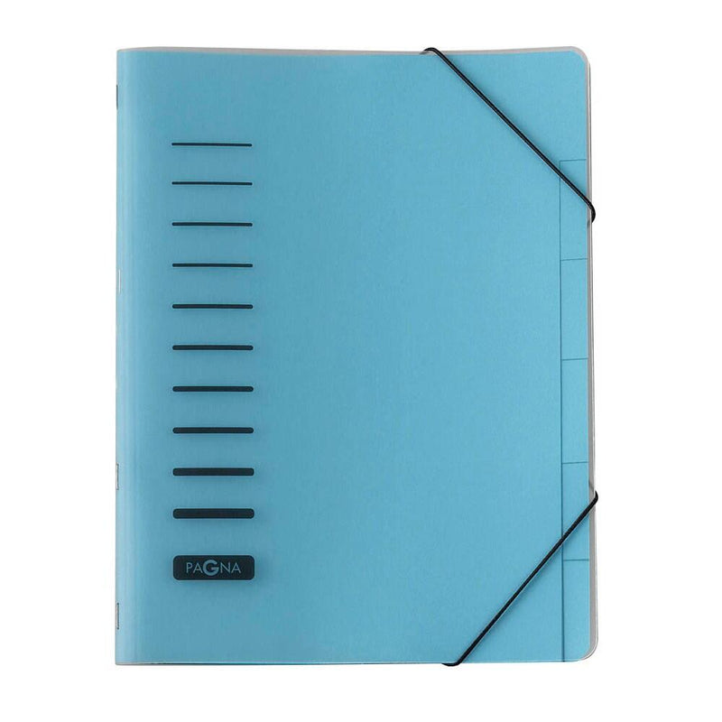 PAGNA Gliederungsordner 6 Fächer mit Register - blau