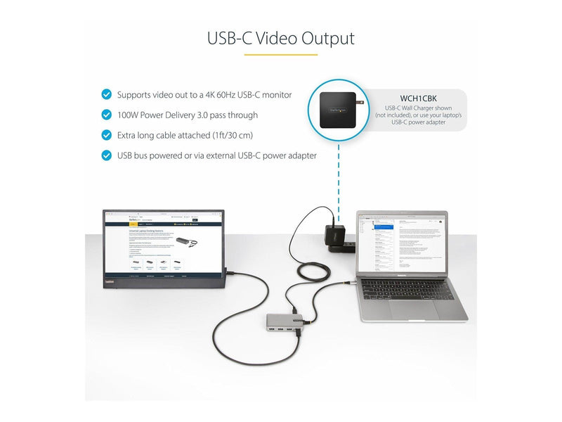 StarTech.com HB31C3A1CDPPD3 USB-Hubs - 4 - Grau