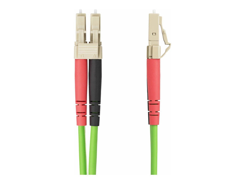 StarTech.com 3m (10ft) LC to LC (UPC) OM5 Multimode Fiber Optic Cable- patch cable - 3 m - green - Grün - 3 meter
