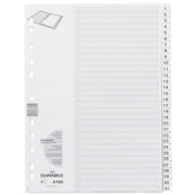 DURABLE Ordnerregister Vollformat 1-31 weiß - 1 Satz