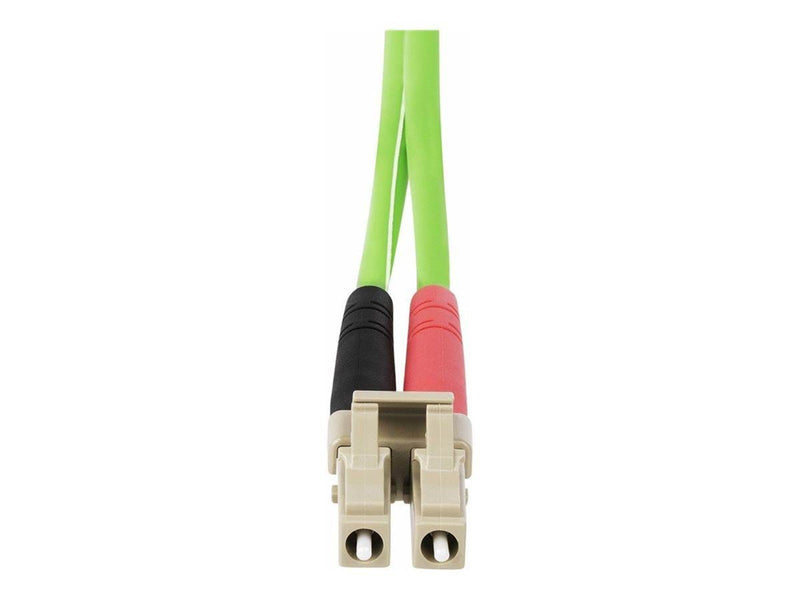 StarTech.com 25m (82ft) LC to LC (UPC) OM5 Multimode Fiber Optic Cable - patch cable - 25 m - green - Grün - 25 meter