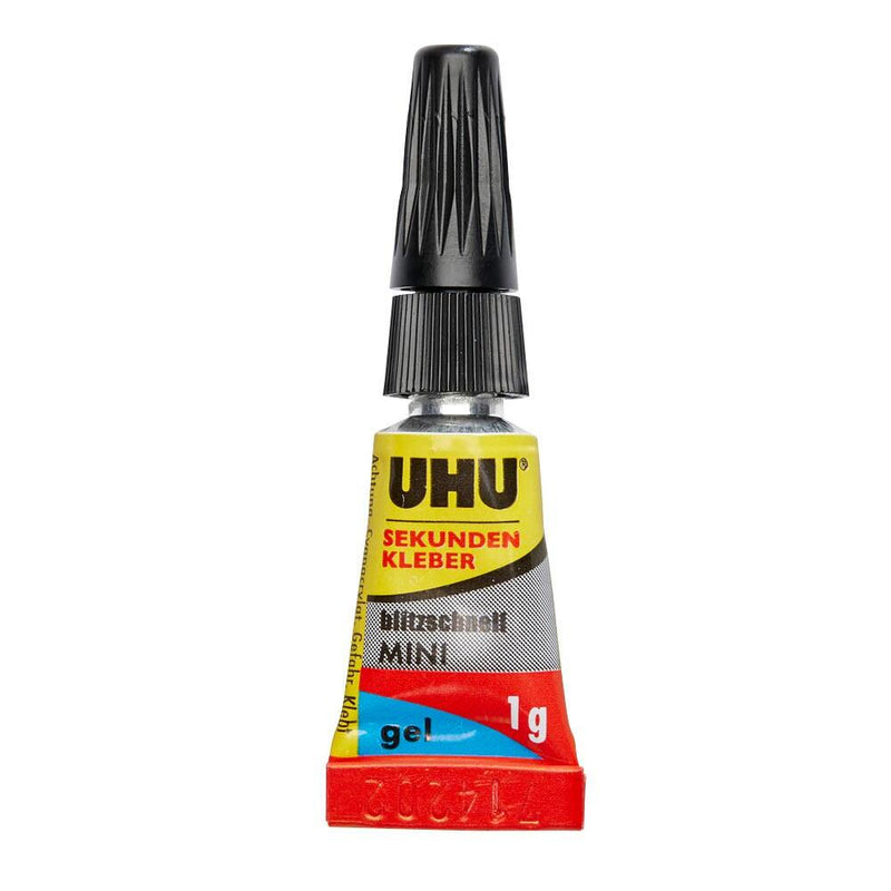UHU blitzschnell MINIS gel Sekundenkleber 3x 1,0 g