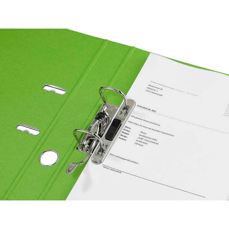 LEITZ 1008 Ordner Karton 5,2 cm DIN A4 - hellgrün