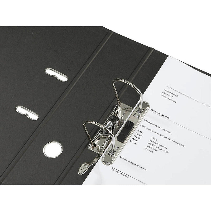 LEITZ 1008 Ordner Karton 5,2 cm DIN A4 - schwarz