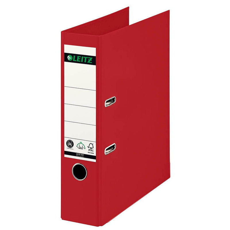 LEITZ 1007 Ordner Karton 8,0 cm DIN A4 - rot