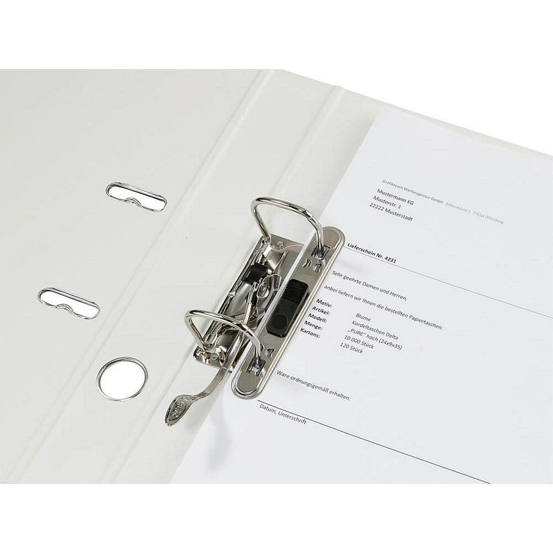 LEITZ 1008 Ordner Karton 5,2 cm DIN A4 - signalweiß