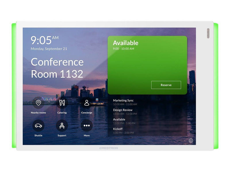 Crestron Electronics Crestron TSS-770 Series TSS-770-T-W-S-LB KIT - for Microsoft Teams - room manager - Bluetooth 802.11a/b/g/n
