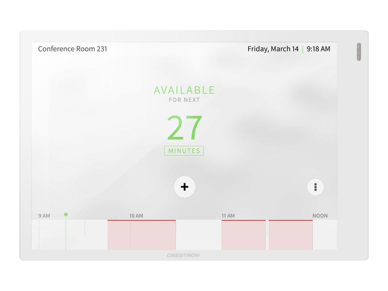 Crestron Electronics Crestron Room Scheduling Touch Screen TSS-770-W-S-LB KIT - room manager - Bluetooth 802.11a/b/g/n/ac - smoo