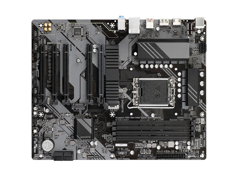 GIGABYTE B760 DS3H Mainboard - Intel B760 - Intel LGA1700 socket - DDR5 RAM - ATX