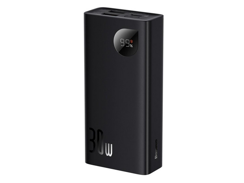 Baseus Adaman2 10000mAh 2xUSB USB-C 30W (black) Powerbank (Akku) - schwarz - 10000 mAh