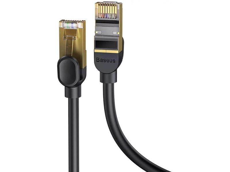 Baseus Ethernet RJ45 10Gbps 30m network cable (black) - Schwarz - 30 meter