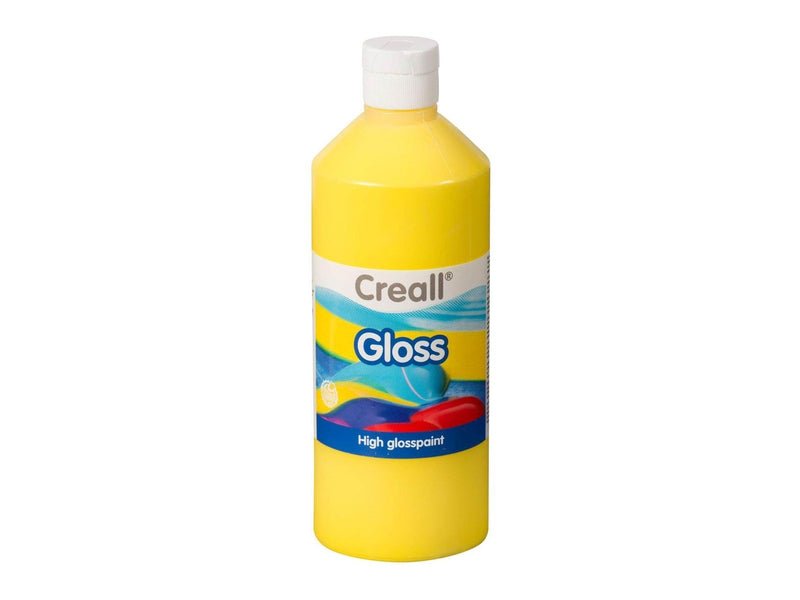 Creall Gloss Gloss Paint Yellow 500ml