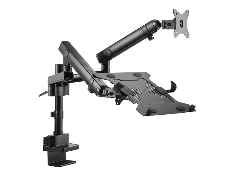 Gembird Monitor Arm & Notebook Tray - 2 x monitor 17"-32" & 1 x notebook 15.6"