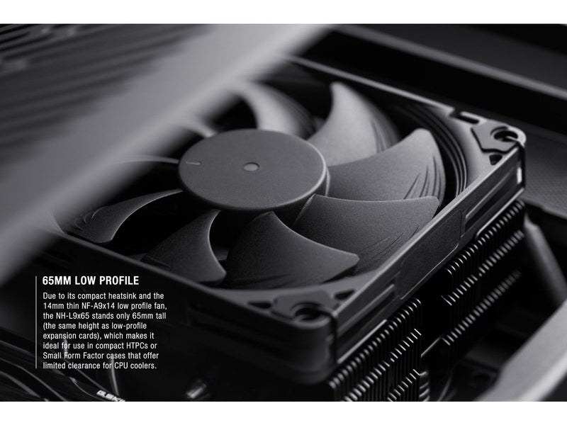 Noctua NH-L9x65 chromax.black - CPU-Luftkühler - Max 24 dBA