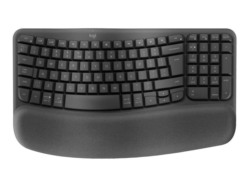 Logitech Wave Keys - Graphite - Tastaturen - US International - Grau