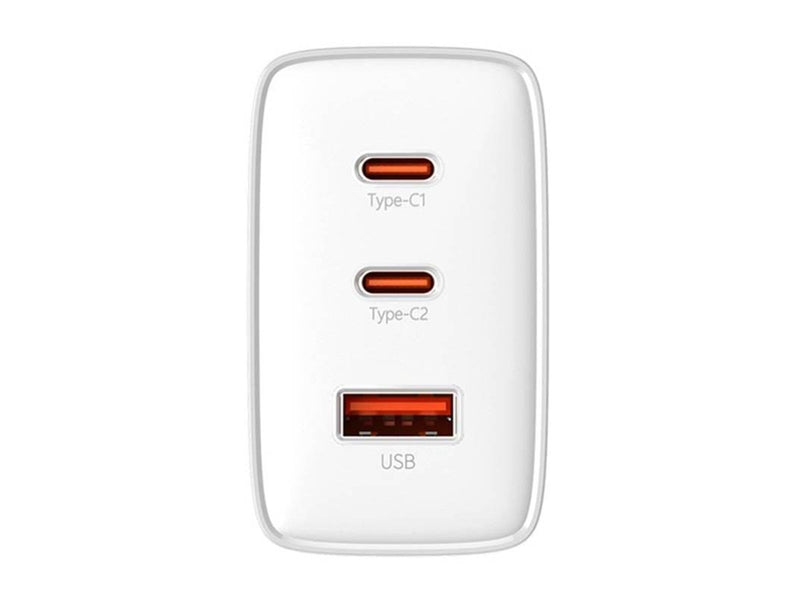 Baseus Wall charger  OS-Cube Pro 2xUSB-C + USB 65W (white)