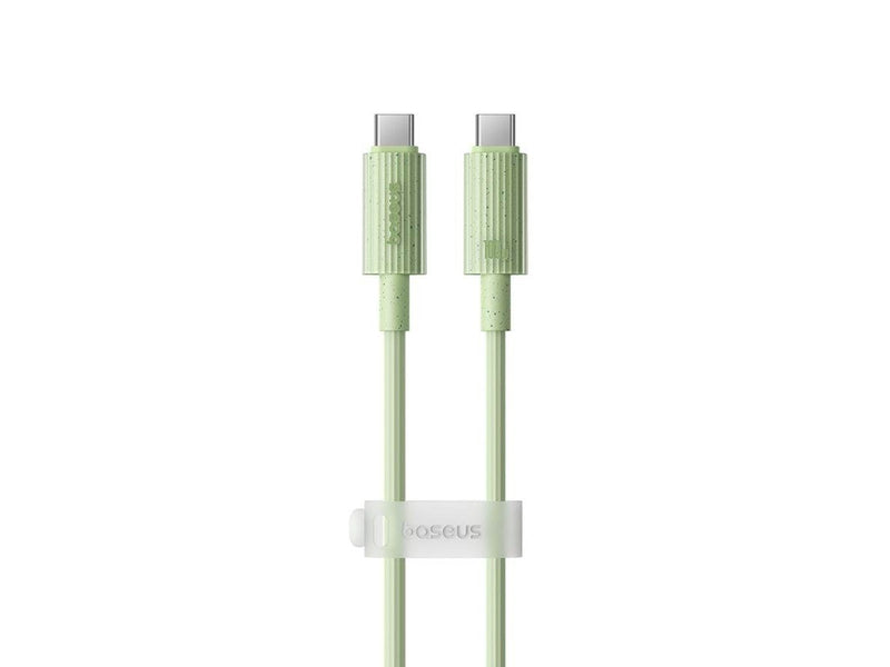 Baseus Fast Charging cable  USB-C to USB-C Habitat Series 2m 100W (green)
