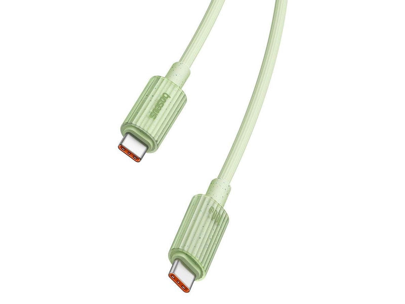 Baseus Fast Charging cable  USB-C to USB-C Habitat Series 2m 100W (green)