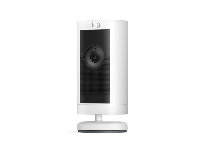 Ring Stick Up Cam Pro Outdoor Camera Battery White