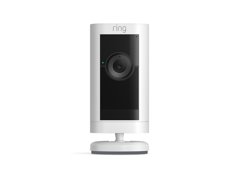 Ring Stick Up Cam Pro Outdoor Camera Battery White