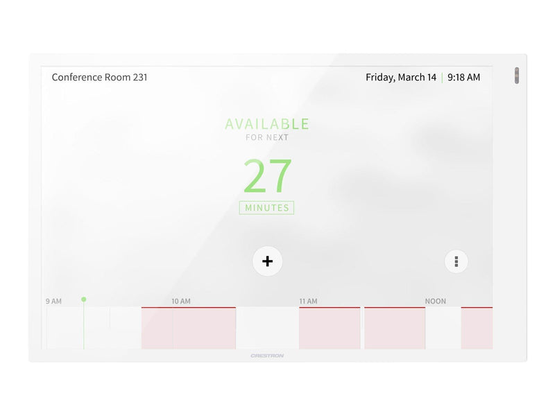 Crestron Electronics Crestron Room Scheduling Touch Screen TSS-1070-W-S - room manager - Bluetooth 802.11a/b/g/n/ac - smooth whi