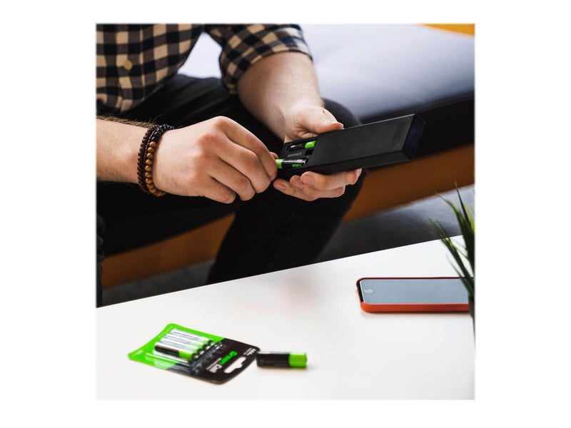 Green Cell Rechargeable battery - 4 x AAA - NiMH