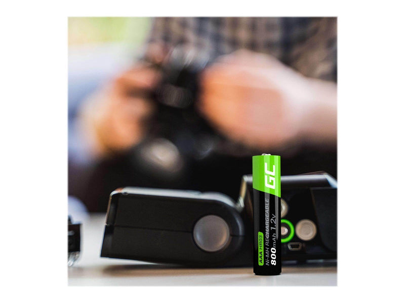 Green Cell Rechargeable battery - 4 x AAA - NiMH