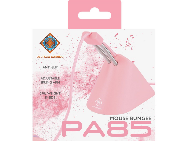 Deltaco PA85 Mouse Bungee (Pink)