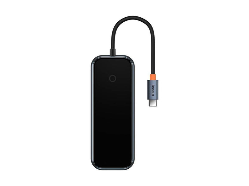 Baseus Adapter 4w1 Hub USB-C na 4xUSB 3.0 (Dark Grey) USB-Hubs - USB 3.0 - 4 - Grau