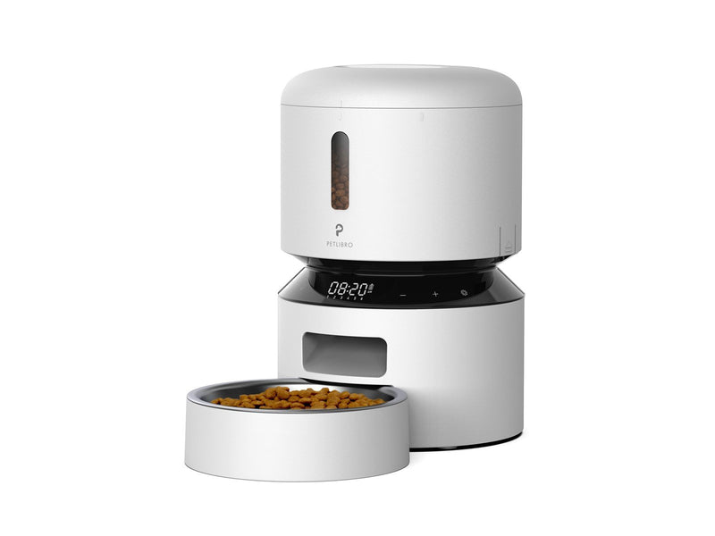 Pet Libro GRANARY AUTOMATIC FEEDER 3L WHITE-UK&EU ADAPTER